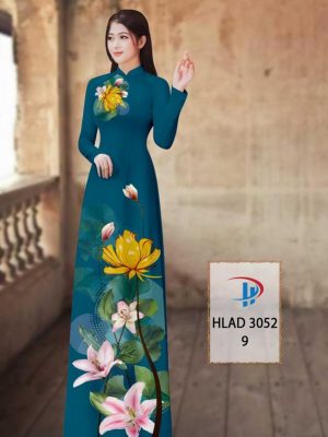 Vải Áo Dài Hoa Ly AD HLAD3052 35
